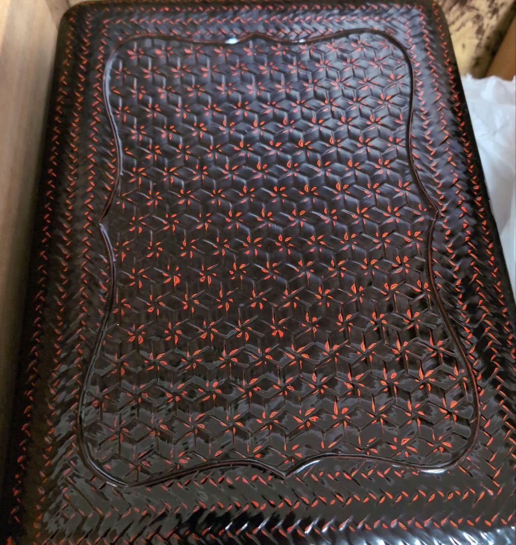 【希少★未使用】定価の半額以下！籃胎漆器 　文箱　書類入れ福岡特産井上らんたい