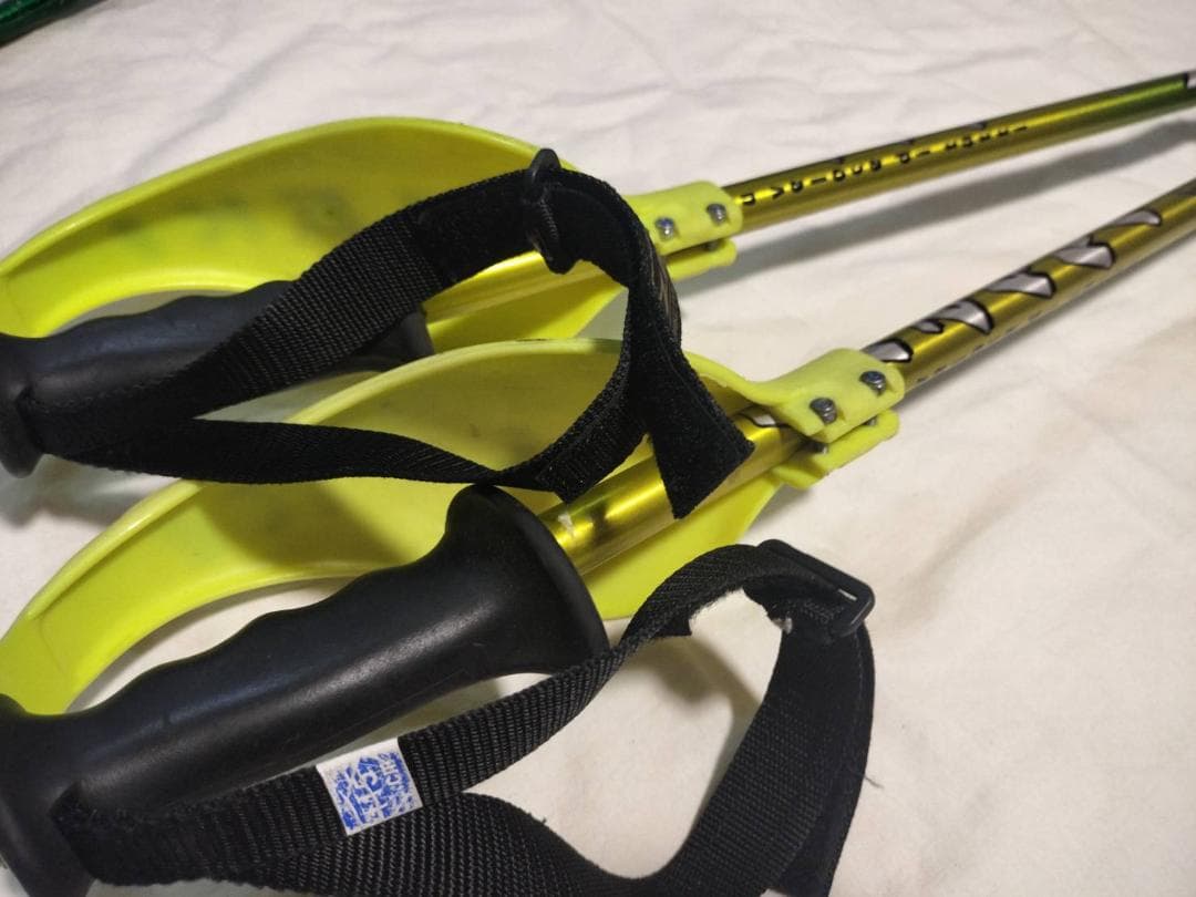 ◇アルペンスキーポールセット　SL用　GS用　ストック２セット　キザキ