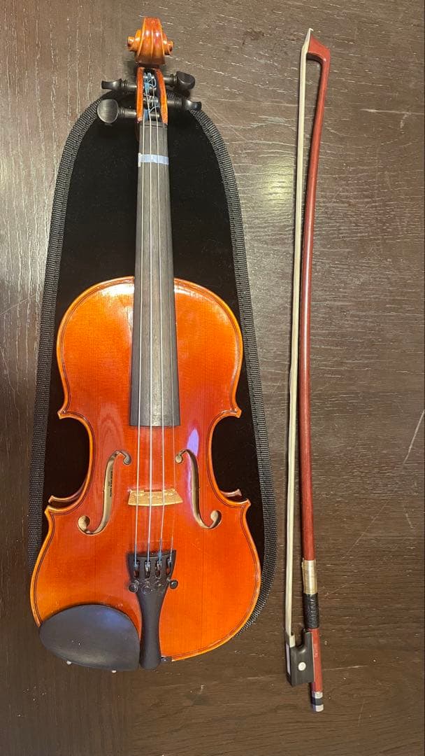【日本製】SUZUKI バイオリン本体(1/8)と弓、ハードケース付き
