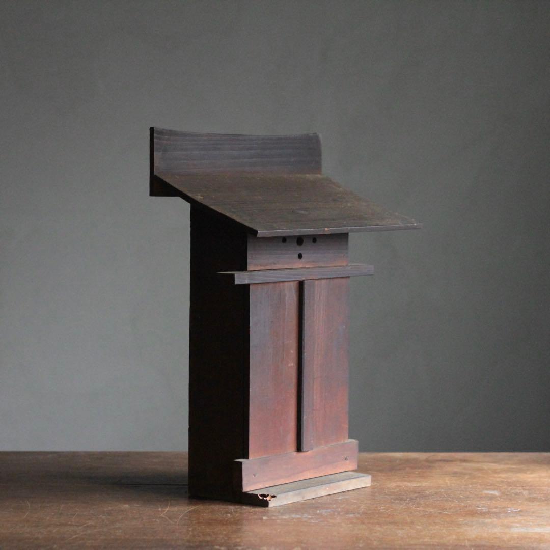 古い 木製 厨子 No.5 金弊 古美術 古道具 アンティーク