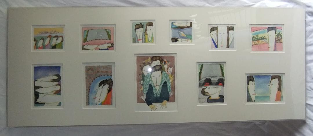 美術館収蔵にお勧め!テンペラ技法の第一人者　安達博文名誉教授の水彩「日記’９８」