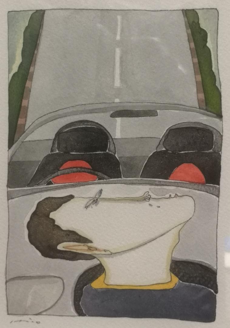 美術館収蔵にお勧め!テンペラ技法の第一人者　安達博文名誉教授の水彩「日記’９８」