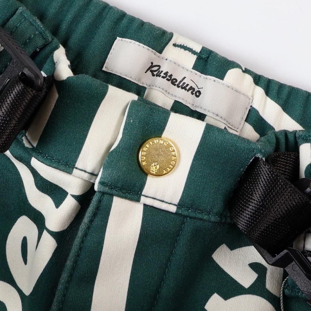 【size5】秋冬 定価35200円 ラッセルノ ボンディング ジョガーパンツ緑