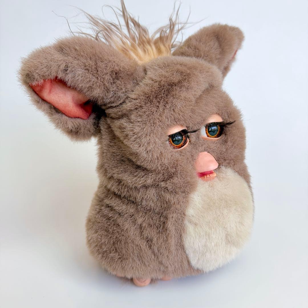 ファービー2 furby 英語版　不稼働　コーヒークリーム　ブラウン　レア