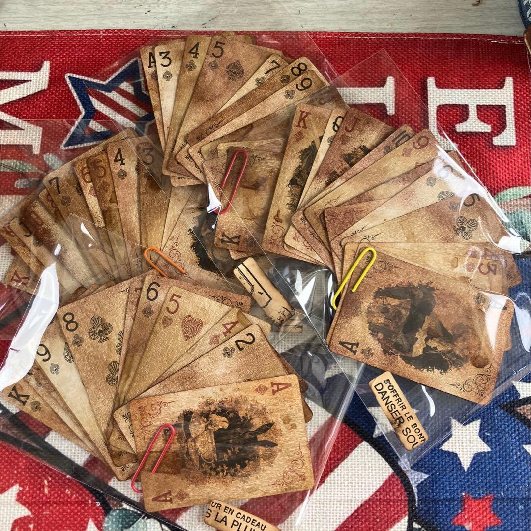 アンティーク加工トランプ　13枚