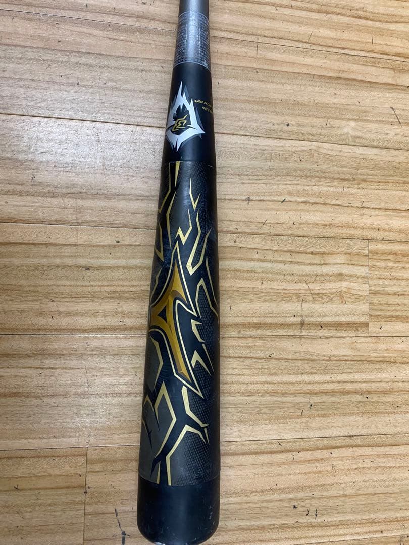 ミズノ 軟式バット 85cm 1CJBR13 黒金