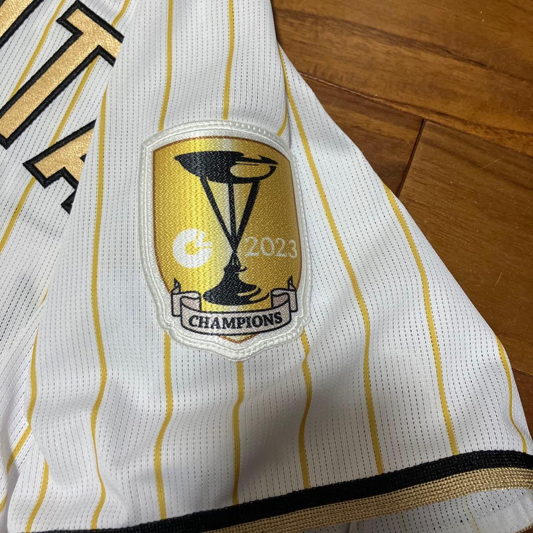 阪神タイガース 森下翔太 2023年日本シリーズ優勝記念ユニフォーム L