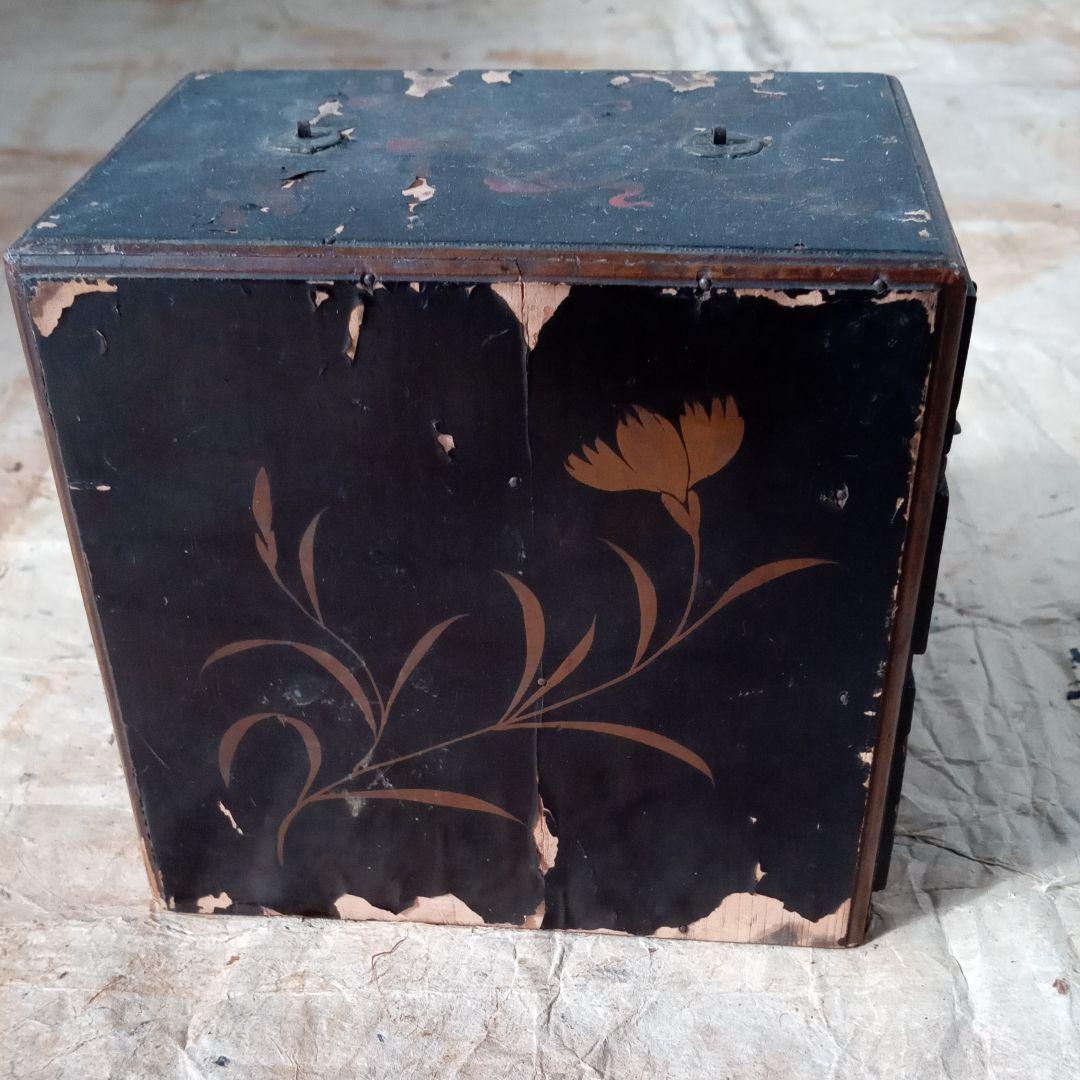 骨董　蒔絵の小箱　箱　詫び寂　アンティーク