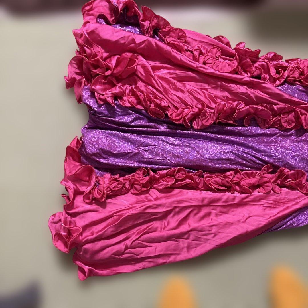 ピンクとパープルのベリーダンスセットアップ　チョットだけ値下げ