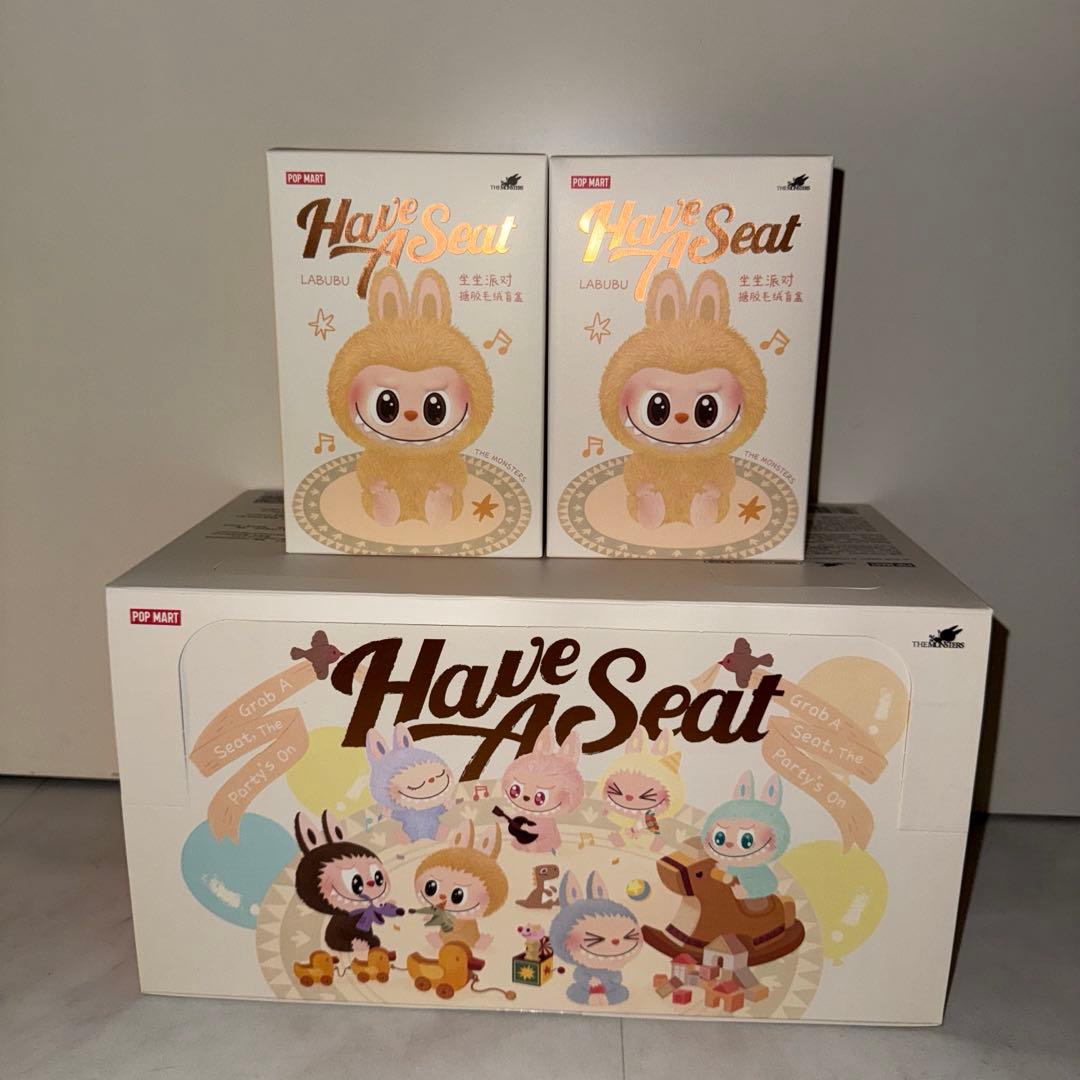 キーホルダー・アクリルキーホルダー POPMART LABUBU Have A Seat 6Set