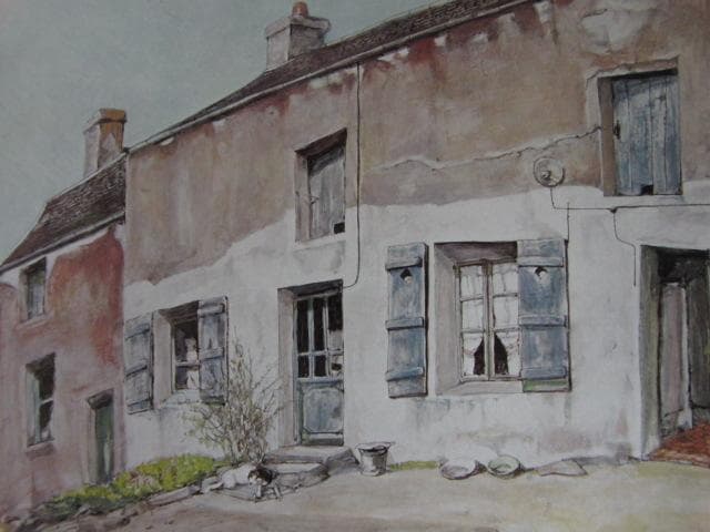 藤田嗣治、Paysage-maison a Villiers-le-Bacle