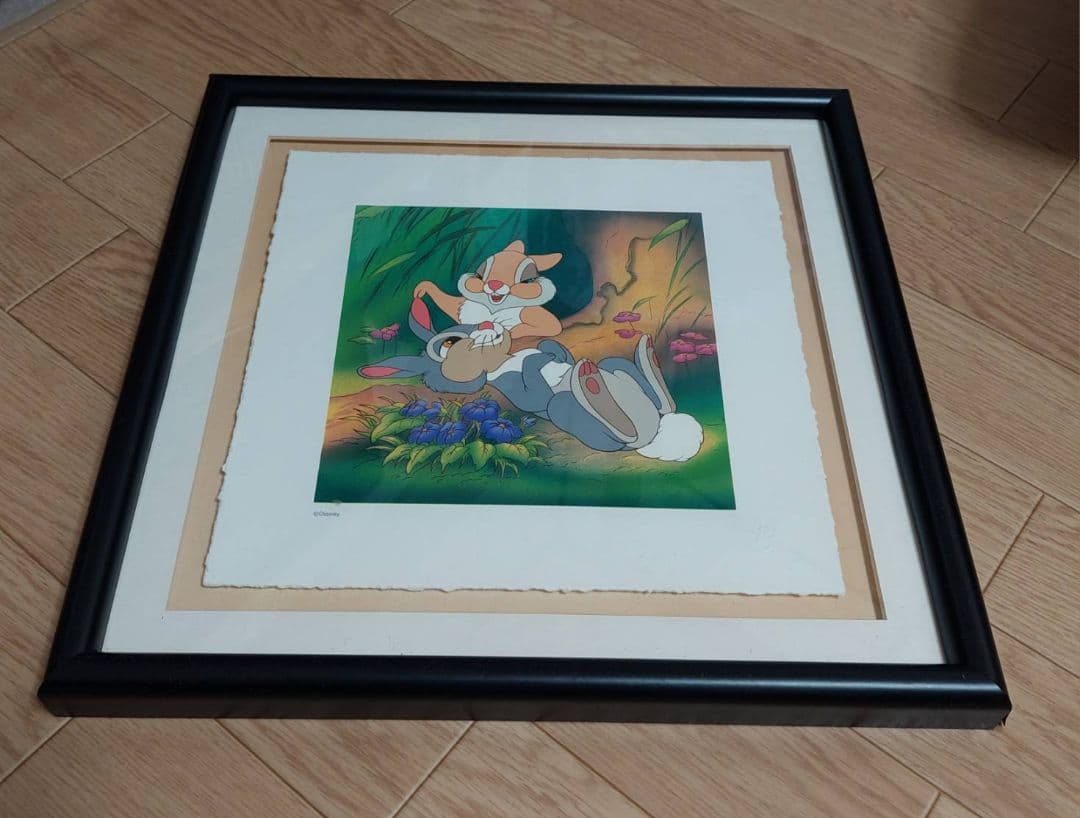 Disney　ディズニー バンビ とんすけ ミス・バニー 1942年 セル画