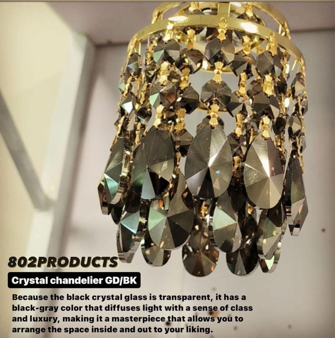 s*2様 802products Crystal chandelier ブラック