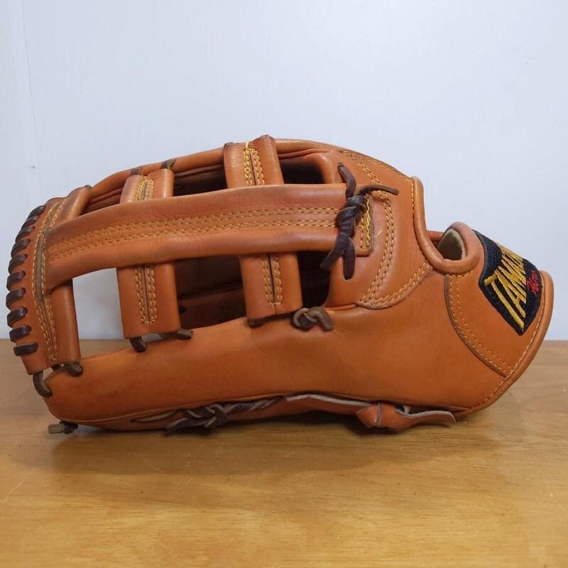 タマザワ 日本製 ヒーローシリーズ 平裏ディア 左投げ用 外野用 硬式グローブ