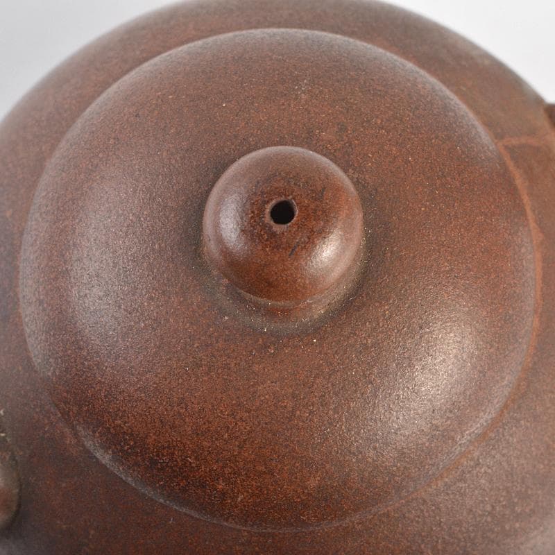 中国　紫砂　朱泥　急須　茶壷　在銘　U　R7299