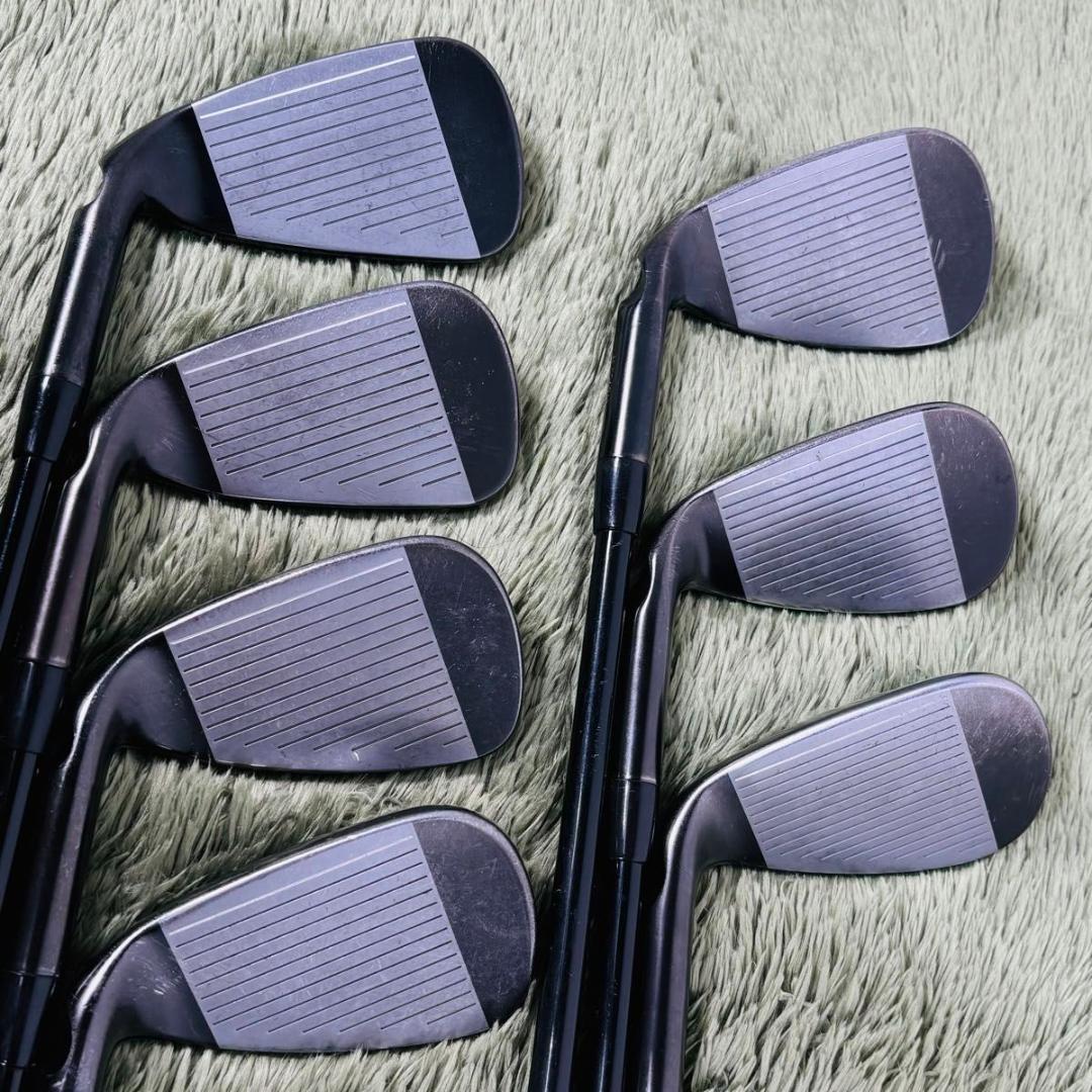 ピン G710 アイアン7本セット メンズゴルフ 初心者 入門 大人気モデル 黒