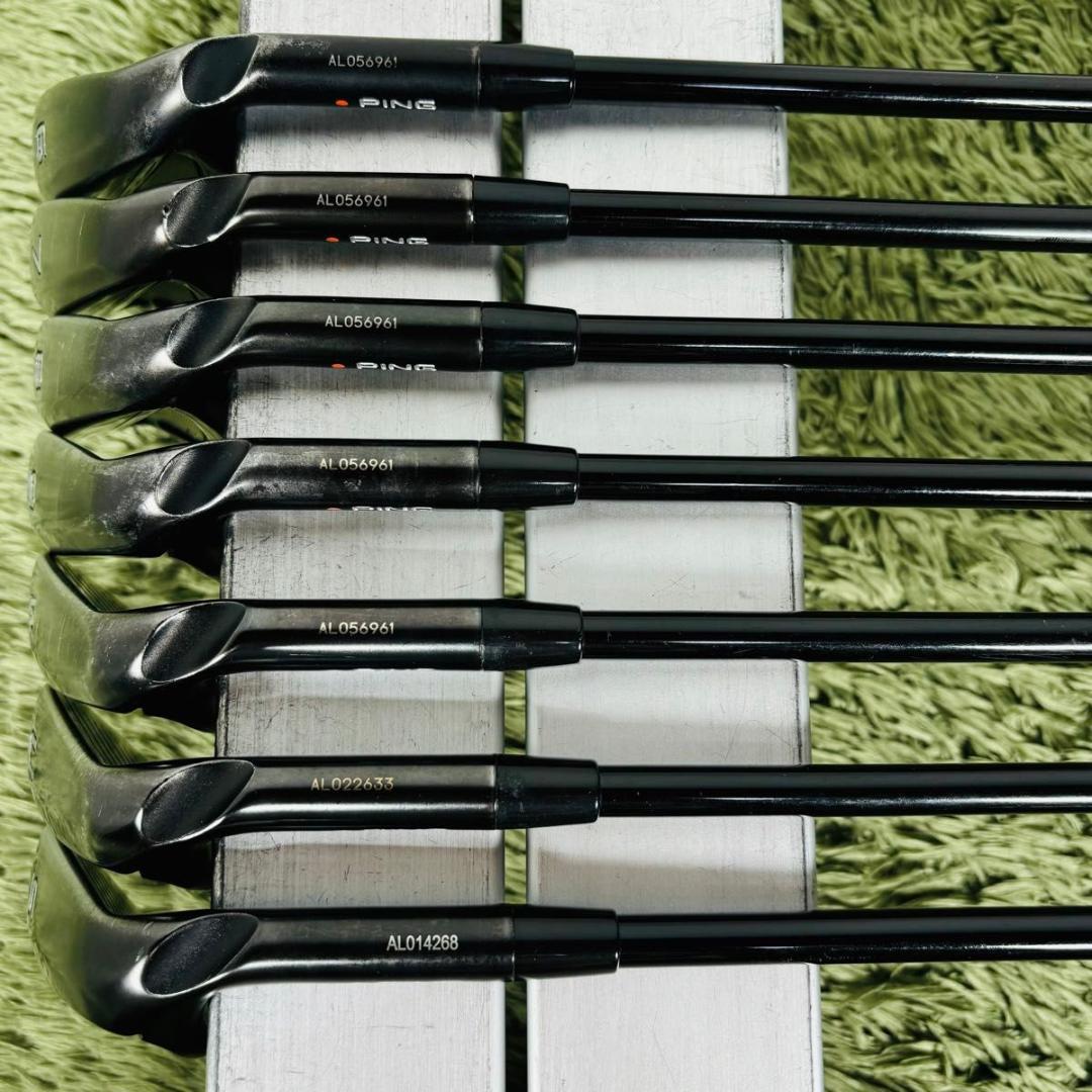 ピン G710 アイアン7本セット メンズゴルフ 初心者 入門 大人気モデル 黒