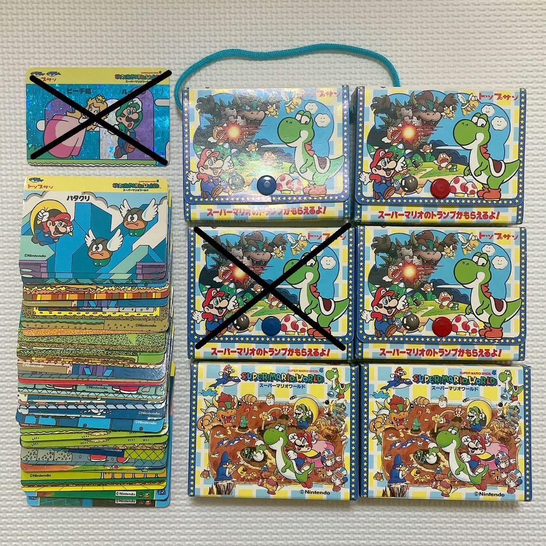 スーパーマリオバッグガム トップサン カード 45枚 空箱 BOX 5個