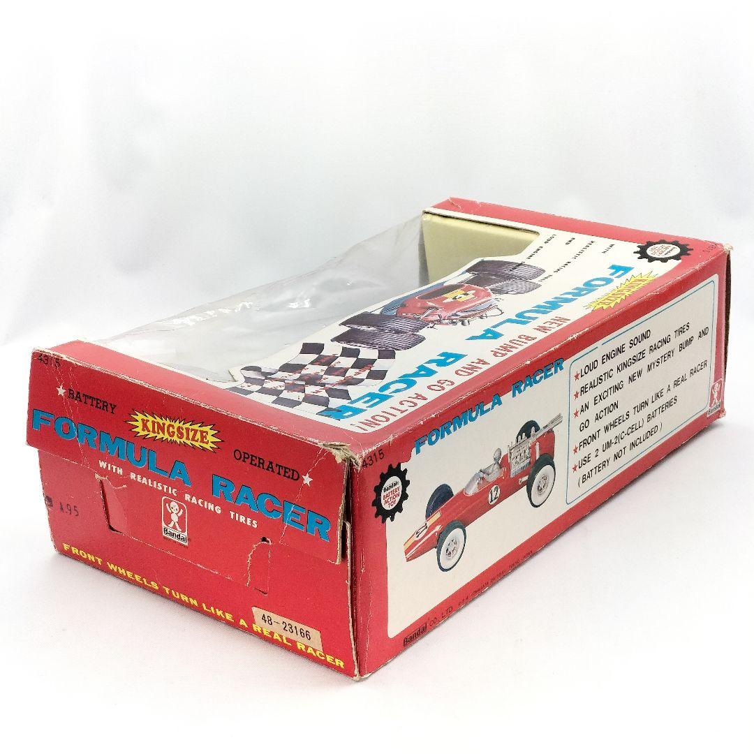 旧バンダイ フォーミュラ レーサー ブリキ 電動玩具 レア