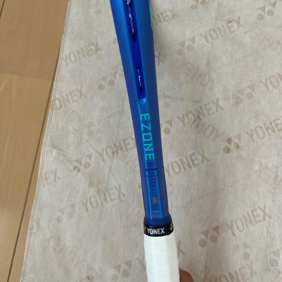 【ほぼ未使用】YONEX EZONE100 テニスラケット ブルー
