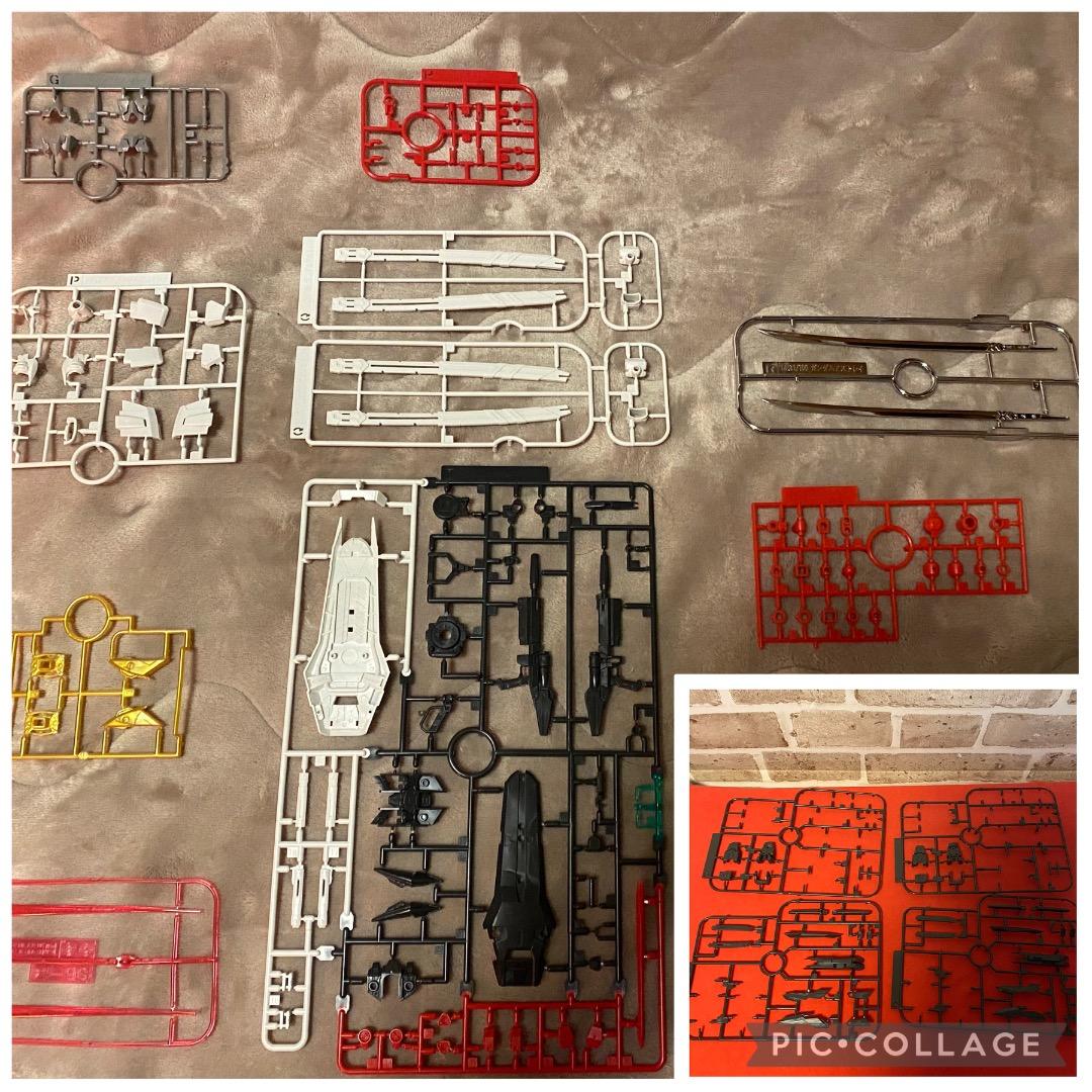 MG ガンダムアストレイ レッドフレーム プレバン 一部組立