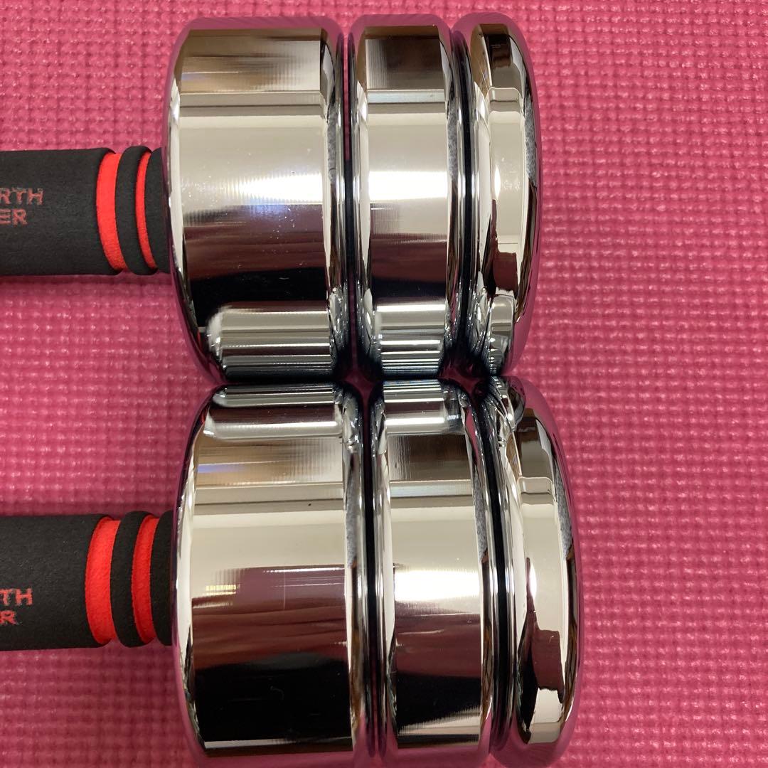 Northdeer ダンベル 可変式10kg ×2個 華奢な鏡面仕上げ