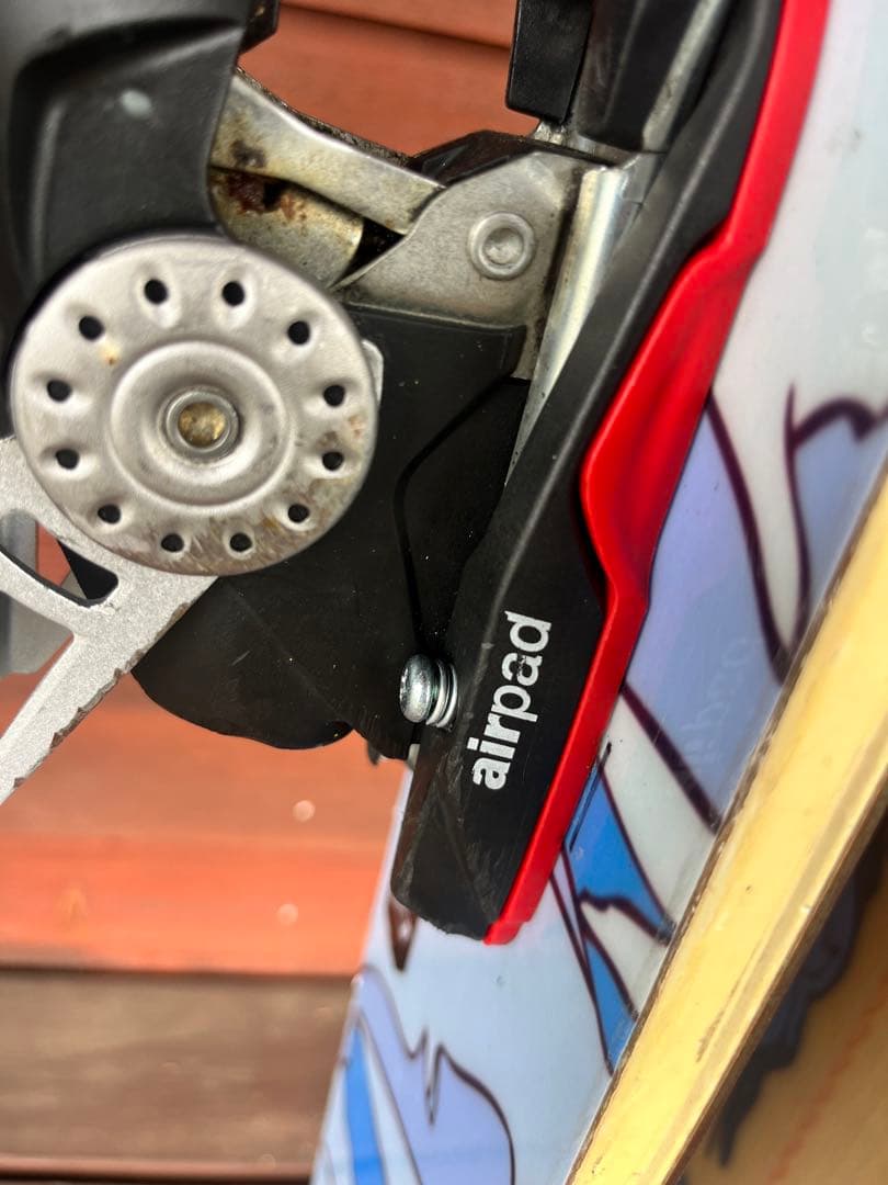 4FRNT スキー板 山のグラフィック　マーカービンディング付き