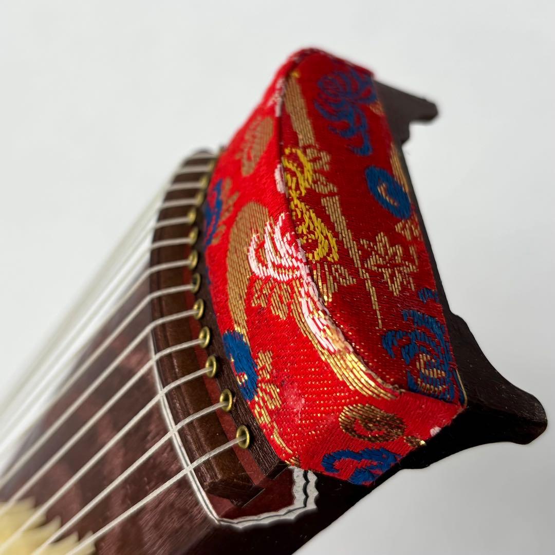 極美品　和楽器 お琴　13弦 木製 インテリア　付属品有ミニ琴　短琴