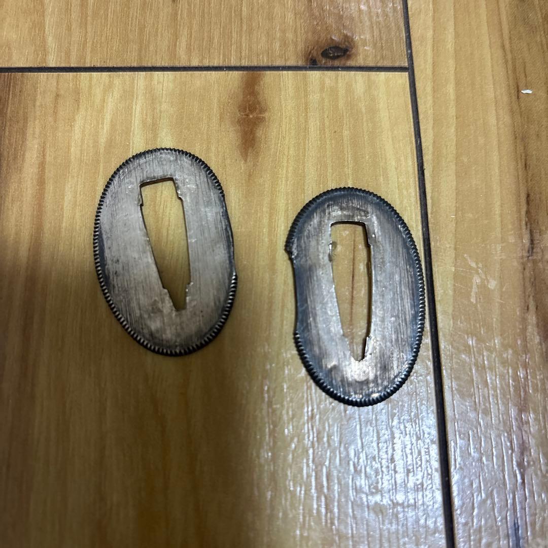 銀製はばき・切羽