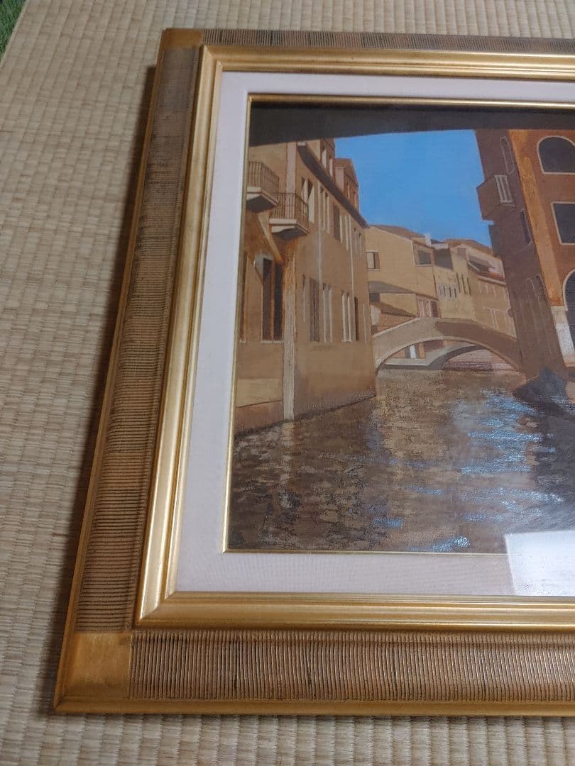 ヴェニス風景　額縁入り
