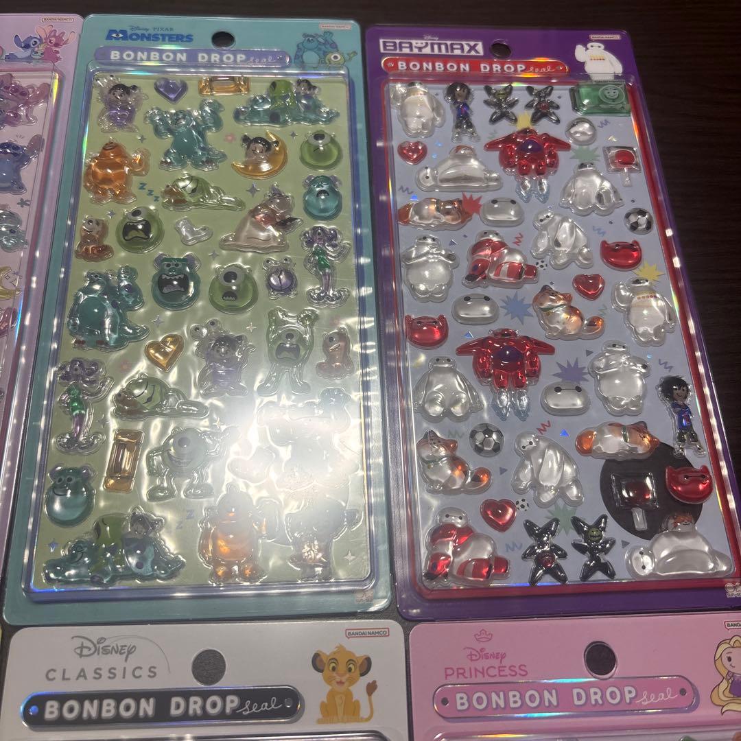 【正規品】ディズニー　ボンボンドロップシール　第2弾 全種