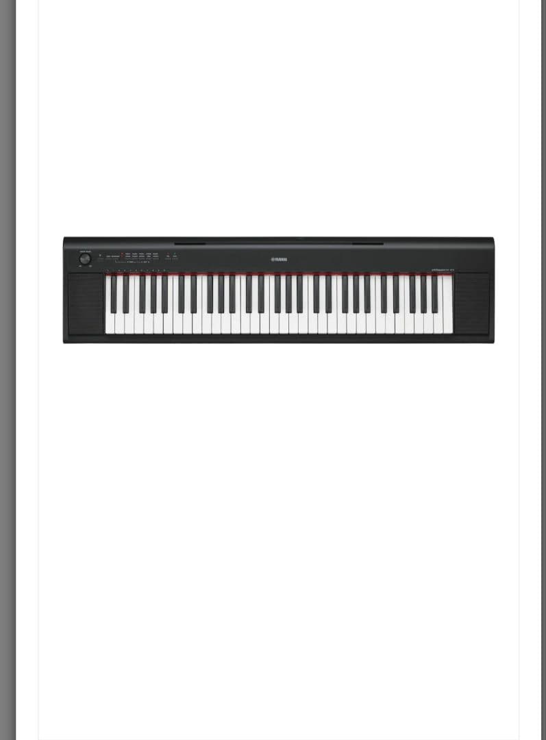 新品未使用 YAMAHA piaggero NP-12B 黒 電子ピアノ
