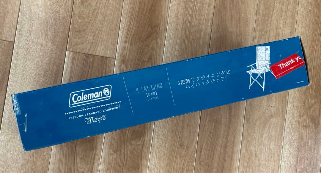 未開封⭐︎Coleman LAY CHAR デニム　コールマン　レイチェア　IL