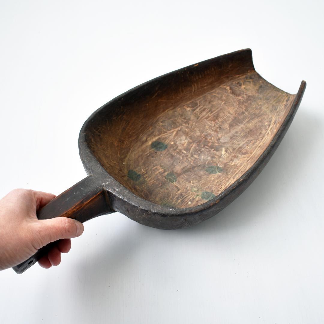 李朝時代 木製 柄杓 19世紀頃 済州島 韓国 朝鮮 高麗 古道具工芸民藝民芸