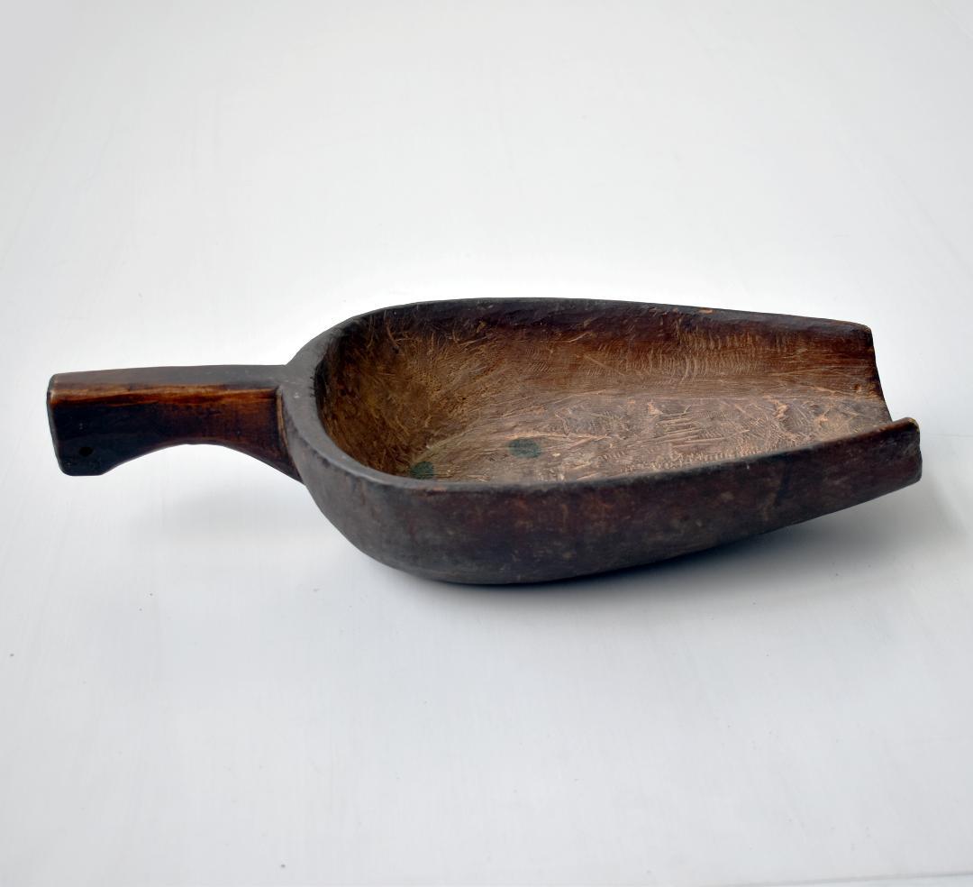 李朝時代 木製 柄杓 19世紀頃 済州島 韓国 朝鮮 高麗 古道具工芸民藝民芸