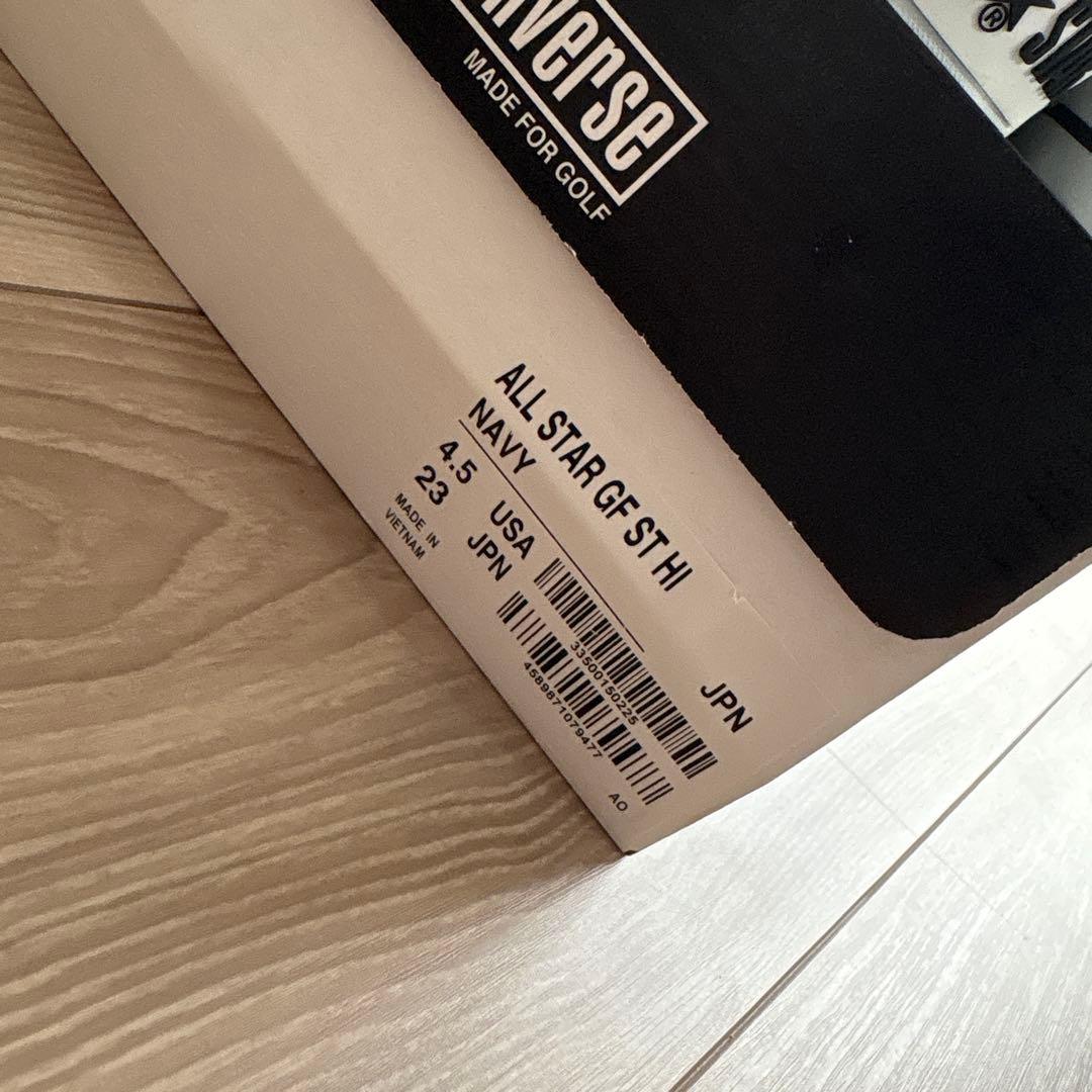 CONVERSE ALL STAR 星柄スニーカー　ゴルフシューズ　23cm