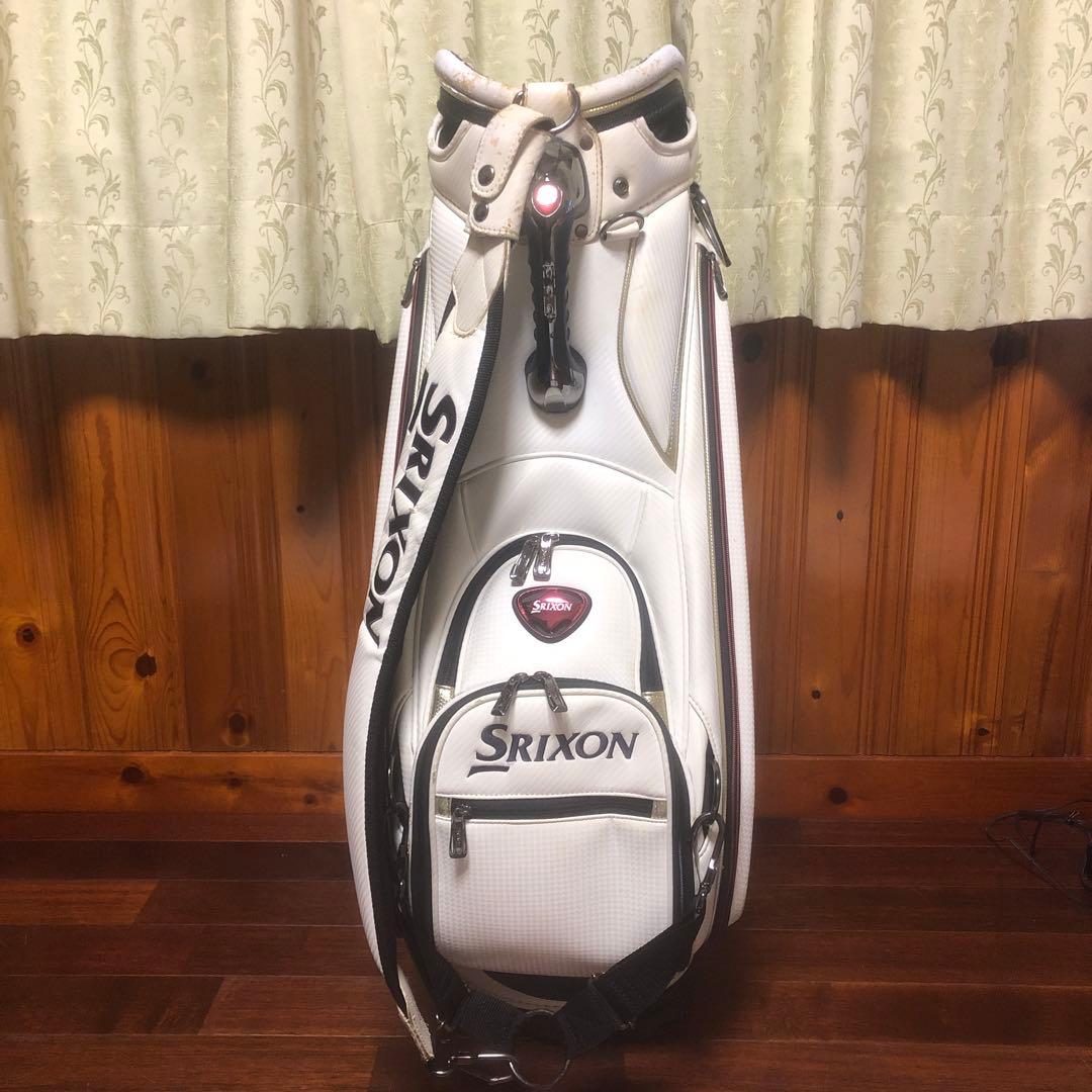 Srixon ホワイト キャディバッグ