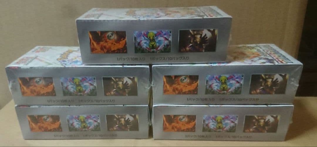 ポケモンカードゲーム テラスタルフェスex 5BOX シュリンク付き 未開封