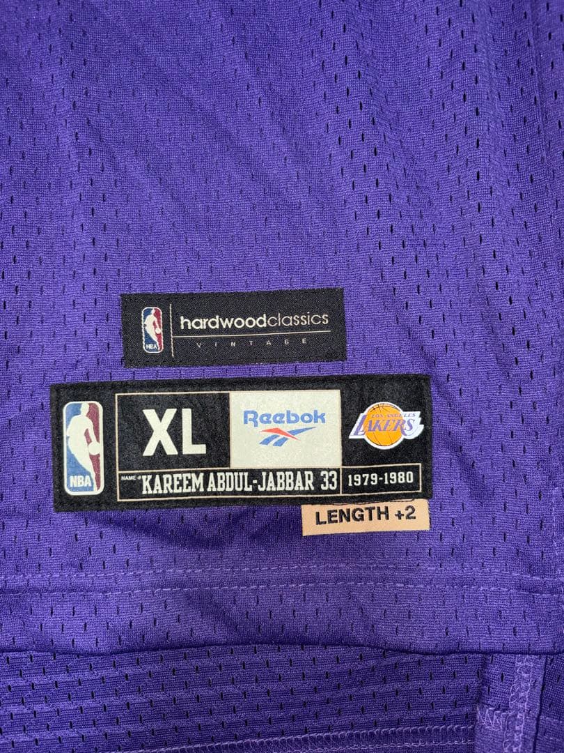 新品同様タグ付き NBA レイカーズ カリーム・アブドゥルジャバー ユニフォーム