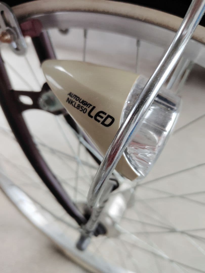 【たのメル便】マルイシ　自転車　シティサイクル 24インチ ブラウン　引取相談可