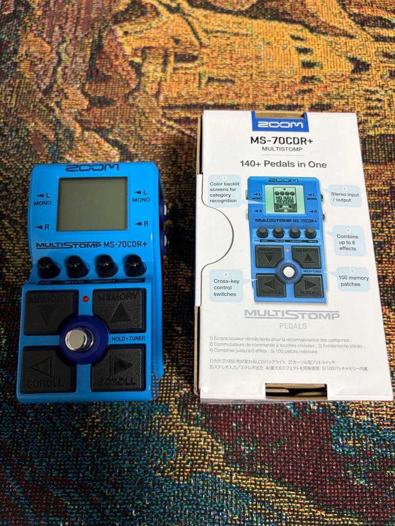 ギター zoom ms-70cdr+