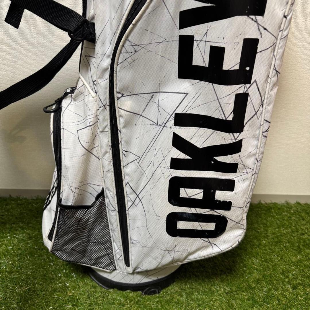 OAKLEY オークリー スタンド式 キャディバッグ ゴルフバック ホワイト