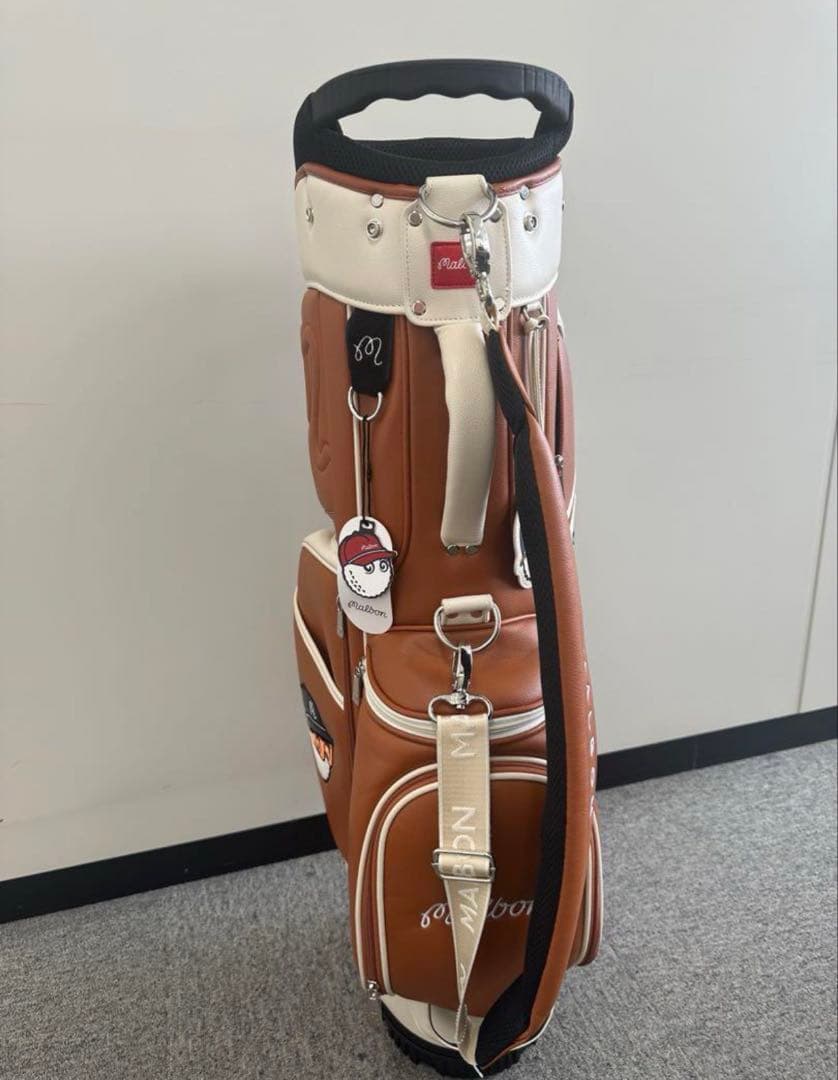 Malbon Golf キャディバッグ ブラウン