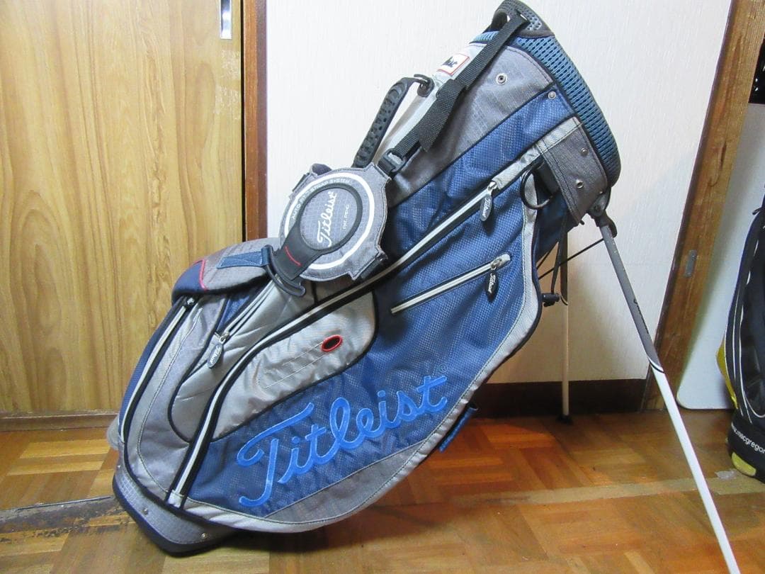 ★☆★タイトリスト★スタンドバック★フードなし★青／灰★☆★