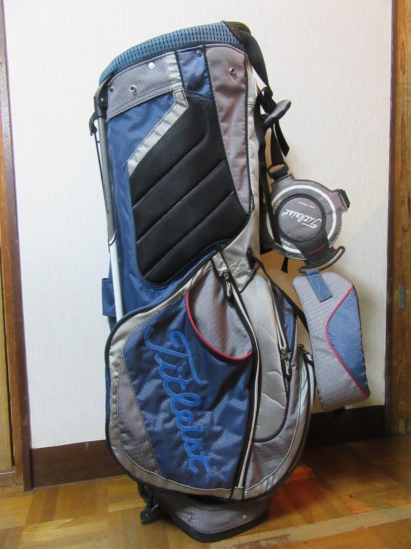 ★☆★タイトリスト★スタンドバック★フードなし★青／灰★☆★