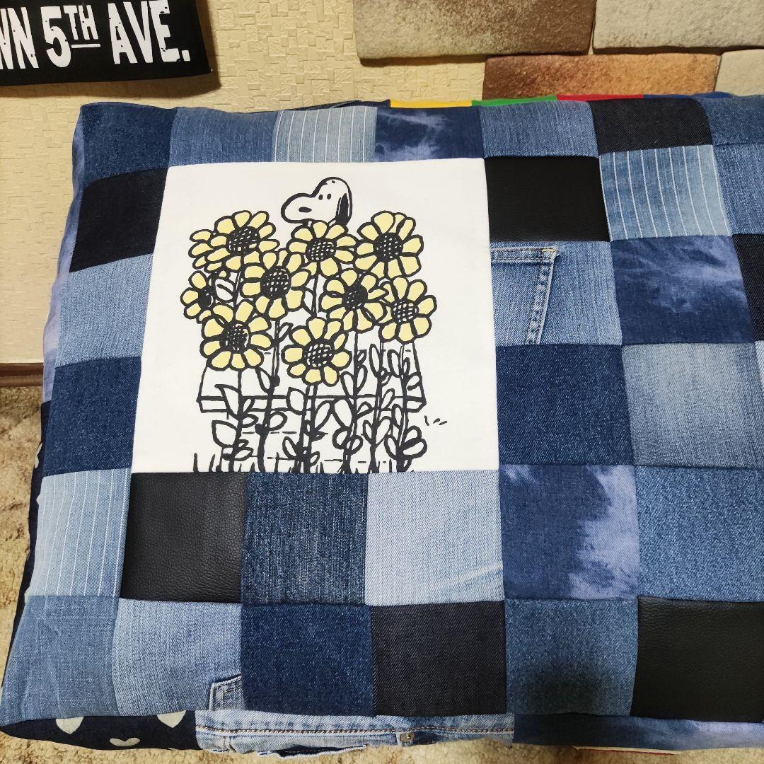 ハンドメイドペットベッド→ペットクッション48×88ドッグベッド