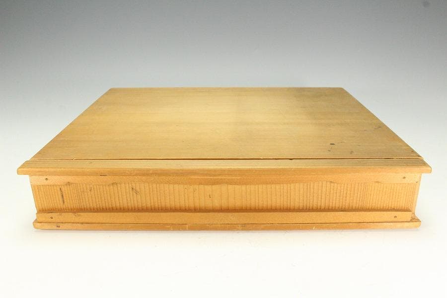 老松 古材 刳り貫き 楕円形 盆 煎茶 詫び寂(K-RC950)