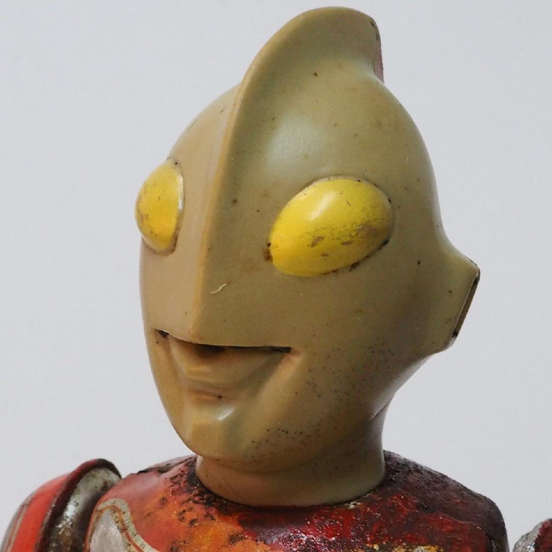 ブルマァク【帰ってきたウルトラマン動作不良 補修 改造有】ブリキ ゼンマイTIN