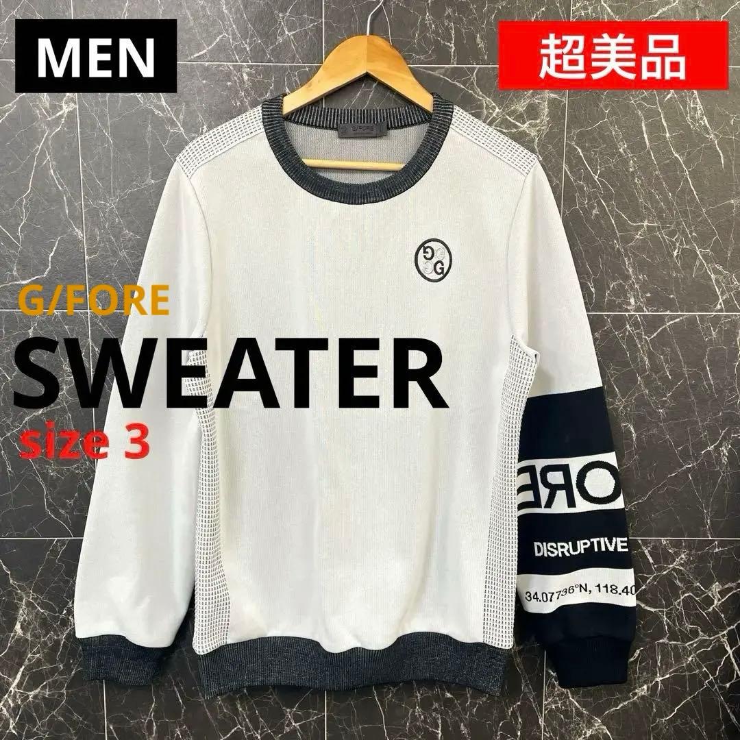 ジーフォア G/FORE メンズ ニットセーター【3 】LL相当
