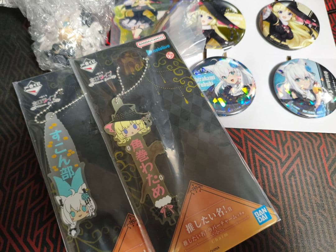 ホロライブ　一番クジ　大神ミオ　フィギュア　大神ミオ　アクリルボード他